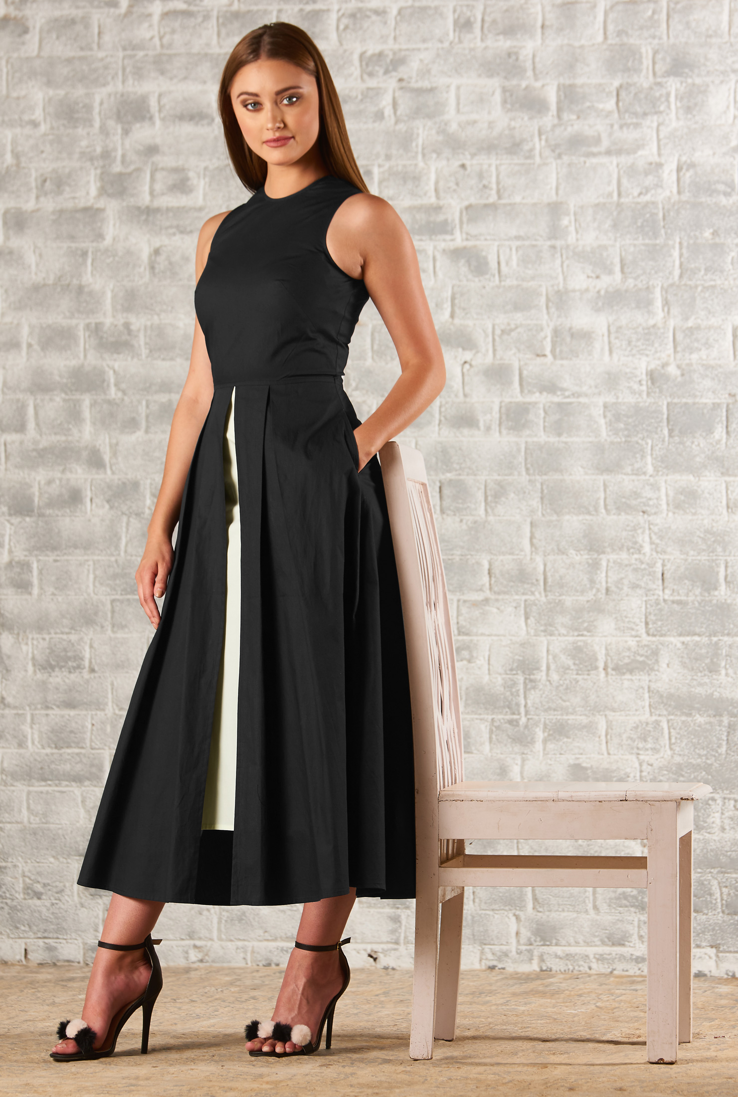 Black Ankle Length Dresses
