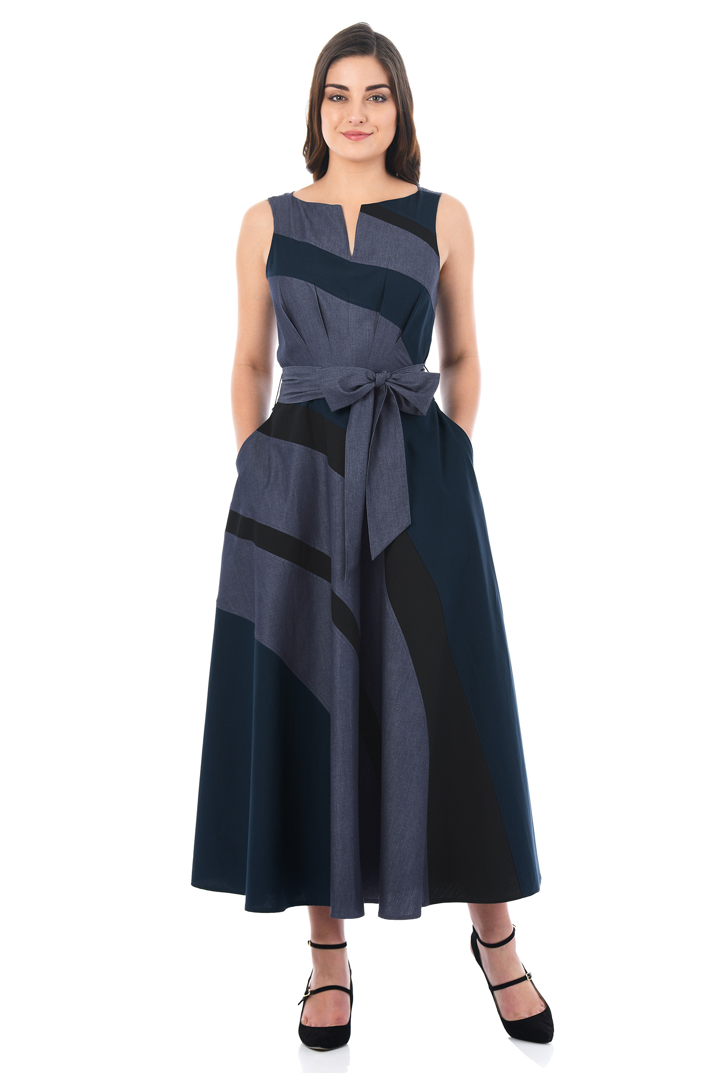 Banded Midi Dress
