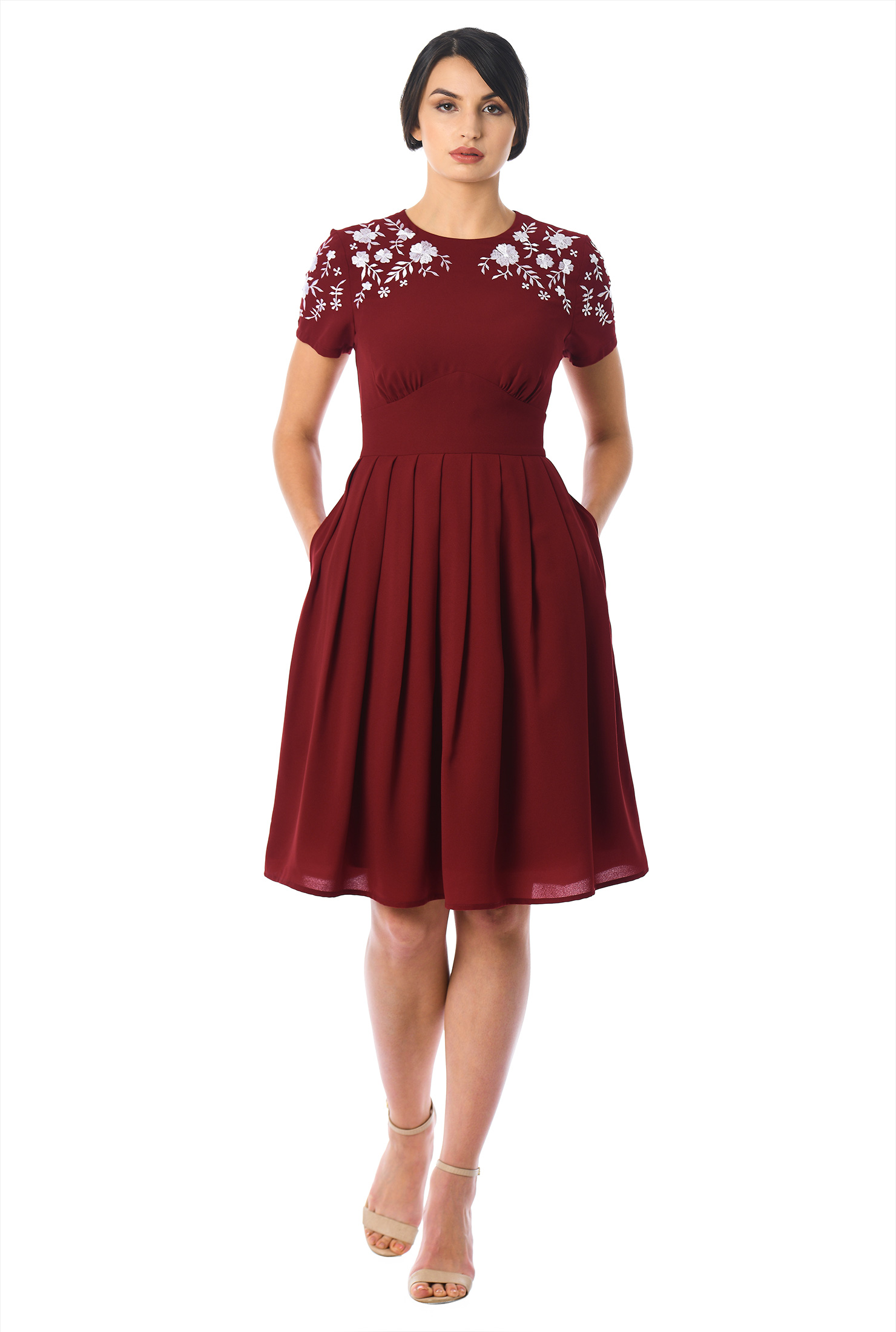 Embellished Empire Dress