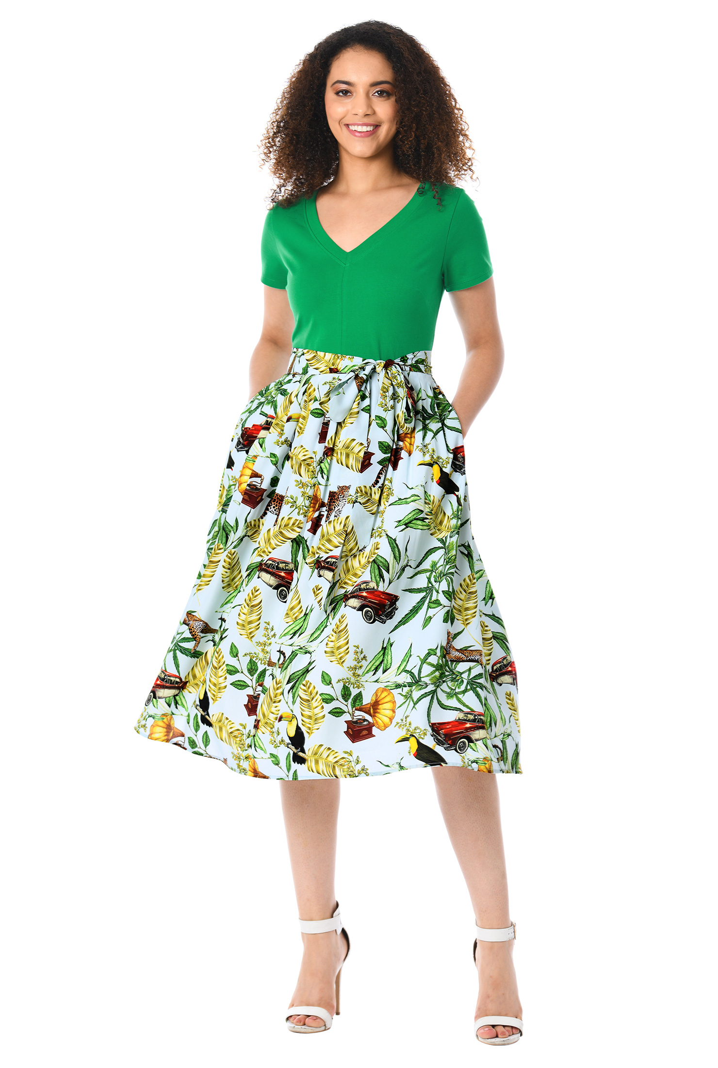 Whimsical Pleated Dress