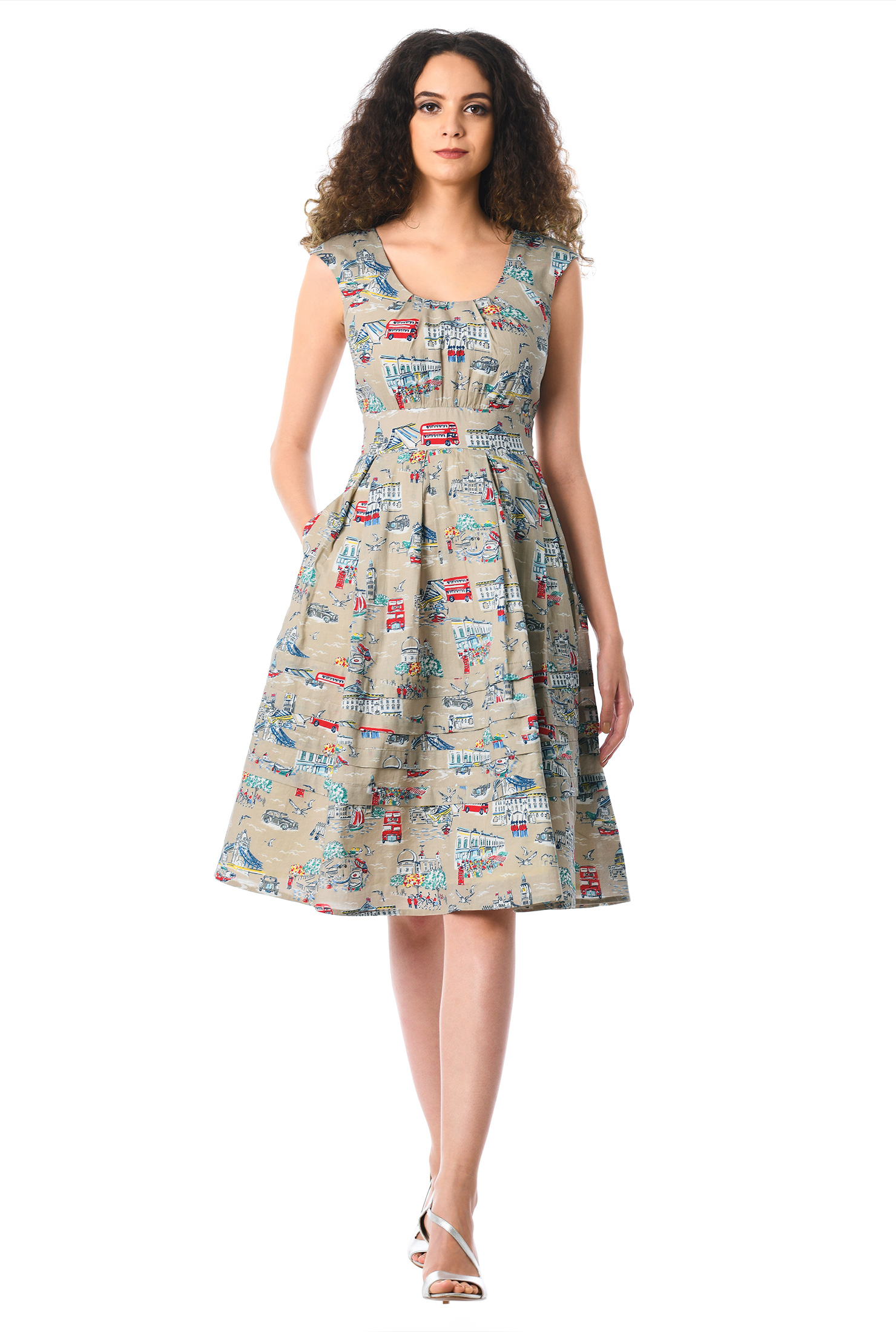 Whimsical Pleated Dress