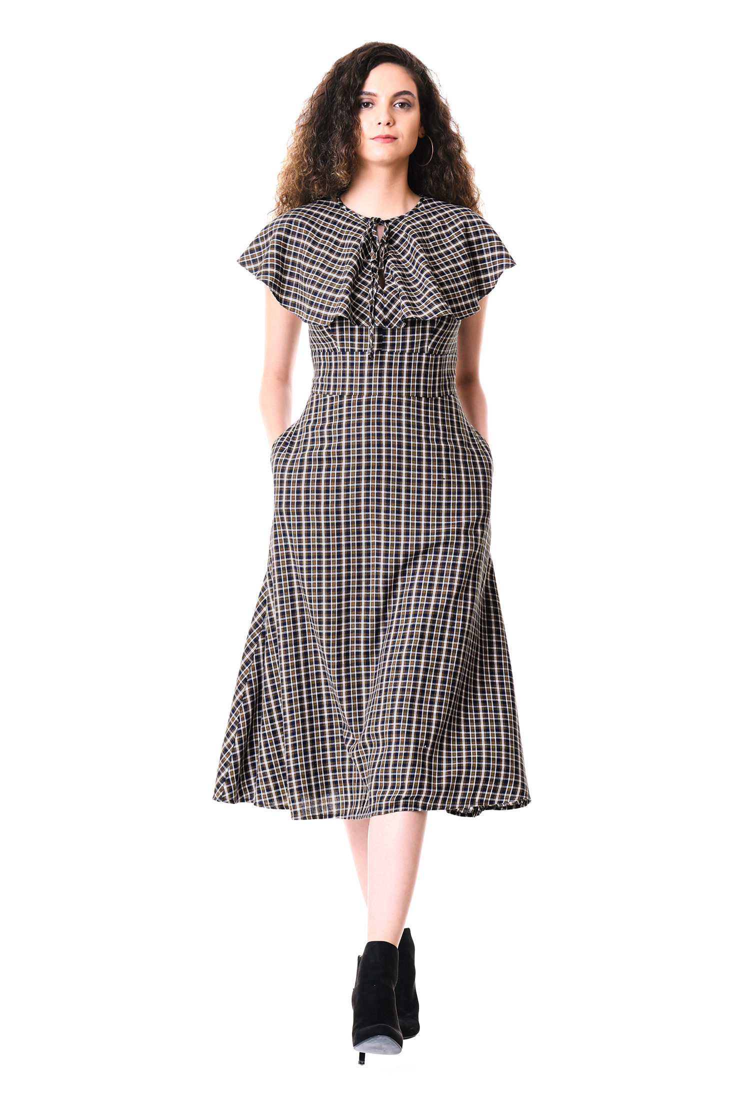 Simple Cotton Grey Dress
