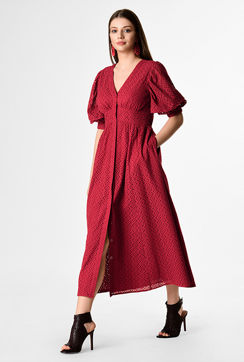 Red Shirt Dress